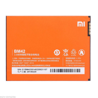 Baterie pro Xiaomi Redmi Note, originální, 3100 mAh Baterie pro Xiaomi Redmi Note, originální, 3100 mAh