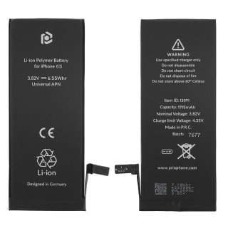 Baterie pro Apple iPhone 6S, 1715 mAh, montážní popruh součástí