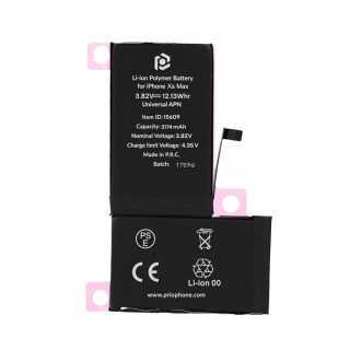 Baterie pro Apple iPhone XS Max, 3174 mAh, montážní popruh součástí Baterie pro Apple iPhone XS Max, 3174 mAh, montážní popruh součástí