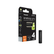 Panasonic Eneloop Pro baterie AAA, 4 ks Panasonic Eneloop Pro baterie AAA, 4 ks