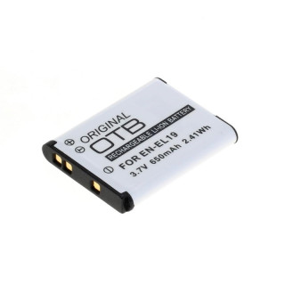 Baterie EN-EL19 / NP-BJ1 pro Nikon Coolpix S2500 / S3100 / S01 / S100, 650 mAh