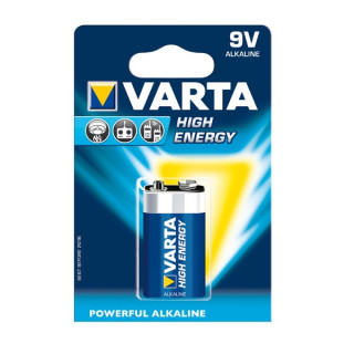 Varta High Energy baterie 9V / E-Block, 1 ks Varta High Energy baterie 9V / E-Block, 1 ks