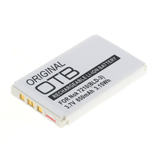 Baterie pro Nokia 2100 / 3200 / 6610 / 7250, BLD-3, 850 mAh Baterie pro Nokia 2100 / 3200 / 6610 / 7250, BLD-3, 850 mAh