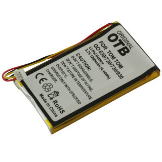 Baterie pro TomTom Go 530 Live / 630 / 730 / 930, 1200 mAh Baterie pro TomTom Go 530 Live / 630 / 730 / 930, 1200 mAh