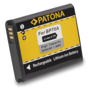Baterie BP70A pro Samsung ES65 / PL80 / SL50 / ST80, 500 mAh