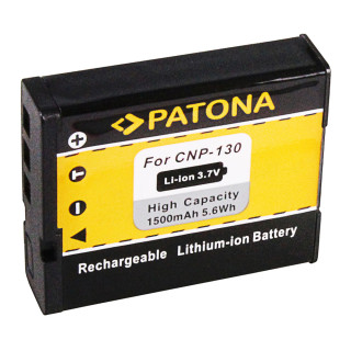 Baterie NP-130 pro Casio Exilim EX-H30 / EX-ZR100 / EX-ZR200, 1500 mAh Baterie NP-130 pro Casio Exilim EX-H30 / EX-ZR100 / EX-ZR200, 1500 mAh