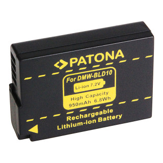 Baterie DMW-BLD10 pro Panasonic Lumix DMC-G3 / DMC-GF2 / DMC-GX1, 950 mAh