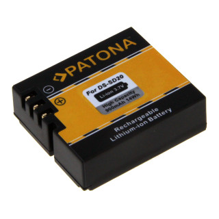 Baterie DS-SD20 pro Rollei Bullet 3S / 4S / 5S, 900 mAh Baterie DS-SD20 pro Rollei Bullet 3S / 4S / 5S, 900 mAh