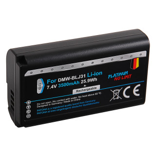 Baterie DMW-BLJ31 pro Panasonic Lumix DC-S1 / DC-S1H / DC-S1R, 3500 mAh