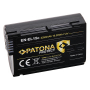Baterie EN-EL15 / EN-EL15B / EN-EL15C pro Nikon Z5 / Z6 / Z7, 2600 mAh