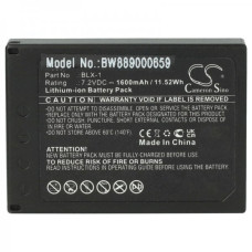 Baterie BLX-1 pro Olympus OM System OM-1, 1600 mAh Baterie BLX-1 pro Olympus OM System OM-1, 1600 mAh