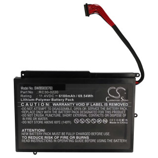 Baterie pro Razer Blade Pro 17 (2017), 6100 mAh Baterie pro Razer Blade Pro 17 (2017), 6100 mAh