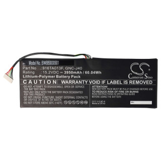 Baterie pro Gigabyte P34G / P34W / P34F / P34K, 3950 mAh Baterie pro Gigabyte P34G / P34W / P34F / P34K, 3950 mAh