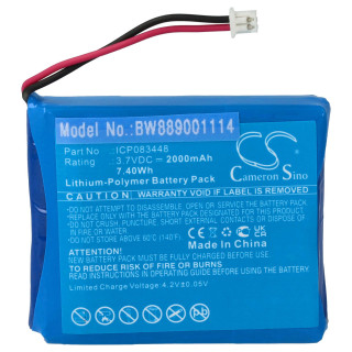 Baterie pro Midland TecTalk Float, 2000 mAh Baterie pro Midland TecTalk Float, 2000 mAh