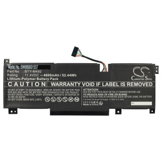 Baterie pro MSI Pulse GL66 / Sword 17 A11UD / Katana GF66, BTY-M492, 4600 mAh Baterie pro MSI Pulse GL66 / Sword 17 A11UD / Katana GF66, BTY-M492, 4600 mAh