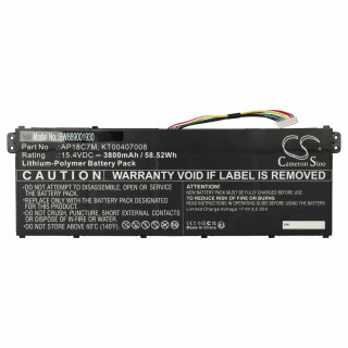 Baterie pro Acer Swift 5 SF514-54GT-595G, 3800 mAh