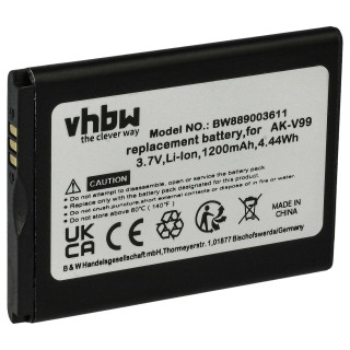 Baterie pro Emporia Basic V26 / Select V99, AK-V99, 1200 mAh Baterie pro Emporia Basic V26 / Select V99, AK-V99, 1200 mAh