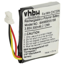 Baterie pro Sony WH-CH720N / WH-XB910N, 550 mAh