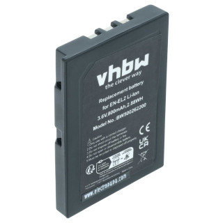 Baterie EN-EL2 pro Nikon CoolPix 2500 / 3500 / SQ, 800 mAh Baterie EN-EL2 pro Nikon CoolPix 2500 / 3500 / SQ, 800 mAh