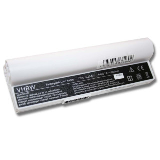 Baterie pro Asus Eee PC 900A / 900HA / 900HD, bíláa, 4400 mAh