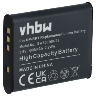Baterie NP-BK1 pro Sony CyberShot DSC-S750 / DSC-S950 / DSC-W370, 600 mAh