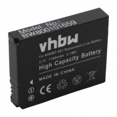 Baterie pro GoPro HD Hero / HD Hero 2, 1100 mAh Baterie pro GoPro HD Hero / HD Hero 2, 1100 mAh