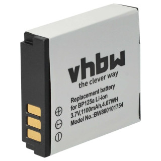 Baterie BP125A pro Samsung HMX-M20 / HMX-Q10 / HMX-T10, 1100 mAh Baterie BP125A pro Samsung HMX-M20 / HMX-Q10 / HMX-T10, 1100 mAh