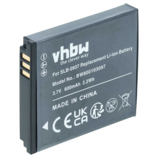 Baterie SLB-0937 pro Samsung Digimax i8 / L730 / L830, 600 mAh