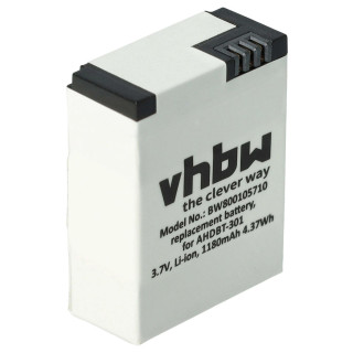 Baterie pro GoPro Hero 3 / Hero 3+, AHDBT-301, 1180 mAh Baterie pro GoPro Hero 3 / Hero 3+, AHDBT-301, 1180 mAh