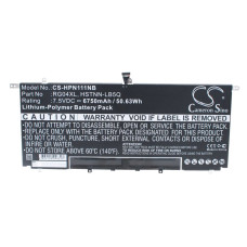 Baterie pro HP Spectre 13-3000, RG04XL, 6750 mAh