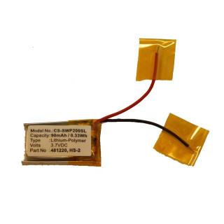 Baterie pro Sony PlayStation 3D Glasses / WEP-200, 90 mAh