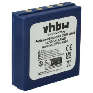 Baterie pro HBC Radiomatic BA222060 / BA203060, modrá, 700 mAh Baterie pro HBC Radiomatic BA222060 / BA203060, modrá, 700 mAh