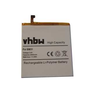 Baterie pro Xiaomi 3 / Mi3, 2900 mAh Baterie pro Xiaomi 3 / Mi3, 2900 mAh