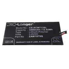 Baterie pro Acer Iconia Tab 7 / A1-713, 3400 mAh Baterie pro Acer Iconia Tab 7 / A1-713, 3400 mAh