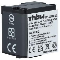 Baterie pro Garmin Virb X / XE, 950 mAh Baterie pro Garmin Virb X / XE, 950 mAh