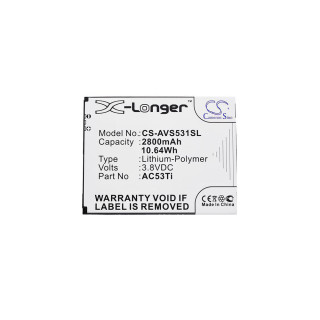 Baterie pro Archos 53 Titanium, 2800 mAh Baterie pro Archos 53 Titanium, 2800 mAh