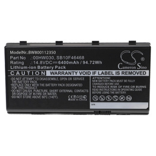 Baterie pro Lenovo Thinkpad P70 / P71, 6400 mAh Baterie pro Lenovo Thinkpad P70 / P71, 6400 mAh