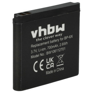 Baterie pro Nokia 8800 / 8801, BP-6X, 700 mAh Baterie pro Nokia 8800 / 8801, BP-6X, 700 mAh