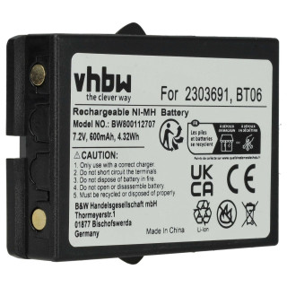 Baterie pro Danfoss TM60 / TM61 / TM62, 2303691, 600 mAh Baterie pro Danfoss TM60 / TM61 / TM62, 2303691, 600 mAh