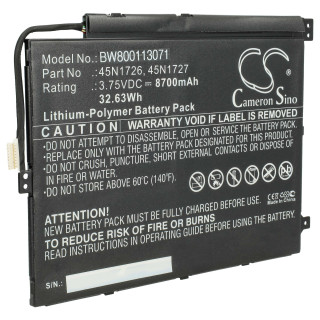 Baterie pro Lenovo ThinkPad 10 / Z3795, 8700 mAh Baterie pro Lenovo ThinkPad 10 / Z3795, 8700 mAh