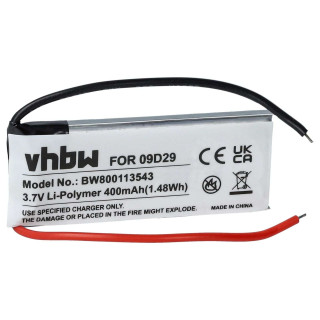 Baterie pro Midland BT Intercom / BT Rider, 400 mAh Baterie pro Midland BT Intercom / BT Rider, 400 mAh