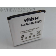 Baterie pro Prestigio MultiPhone 5430 Duo, 2000 mAh