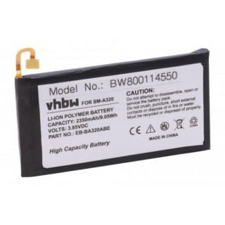 Baterie pro Samsung Galaxy A3 (2017) / SM-A320, 2350 mAh Baterie pro Samsung Galaxy A3 (2017) / SM-A320, 2350 mAh