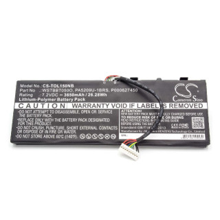 Baterie pro Toshiba Satellite L10T / L10W / L15W, 3650 mAh