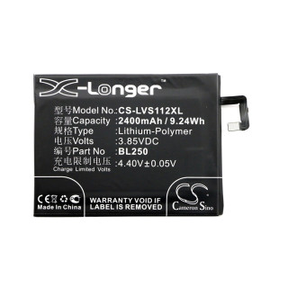 Baterie pro Lenovo Vibe S1, 2400 mAh Baterie pro Lenovo Vibe S1, 2400 mAh