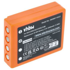 Baterie pro HBC Radiomatic BA223031 / BA223001, oranžová, 2000 mAh