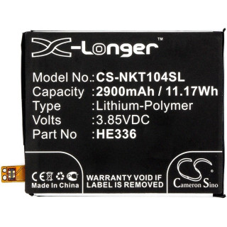 Baterie pro Nokia 5 / 5.1 / 3.1, HE336, 2900 mAh Baterie pro Nokia 5 / 5.1 / 3.1, HE336, 2900 mAh