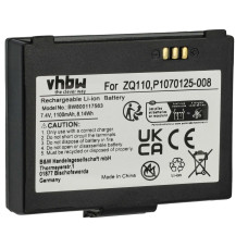 Baterie pro Bixolon SPP-R200 / Zebra ZQ110, 7.4 V, 1100 mAh Baterie pro Bixolon SPP-R200 / Zebra ZQ110, 7.4 V, 1100 mAh
