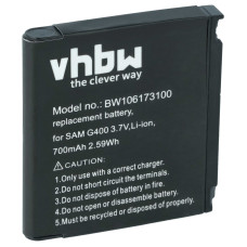 Baterie pro Samsung SGH-G400 / SGH-F330 / SGH-J400, 700 mAh Baterie pro Samsung SGH-G400 / SGH-F330 / SGH-J400, 700 mAh