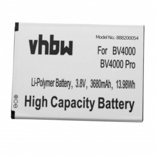 Baterie pro Blackview BV4000 / BV4000 Pro, 3680 mAh Baterie pro Blackview BV4000 / BV4000 Pro, 3680 mAh